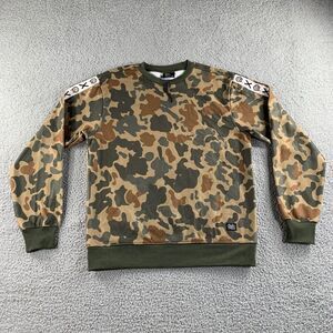NEW Bleeker & Mercer Sweatshirt Mens‎ Medium Camo Fleece Lined Crew Pullover